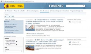 ministerio de fomento